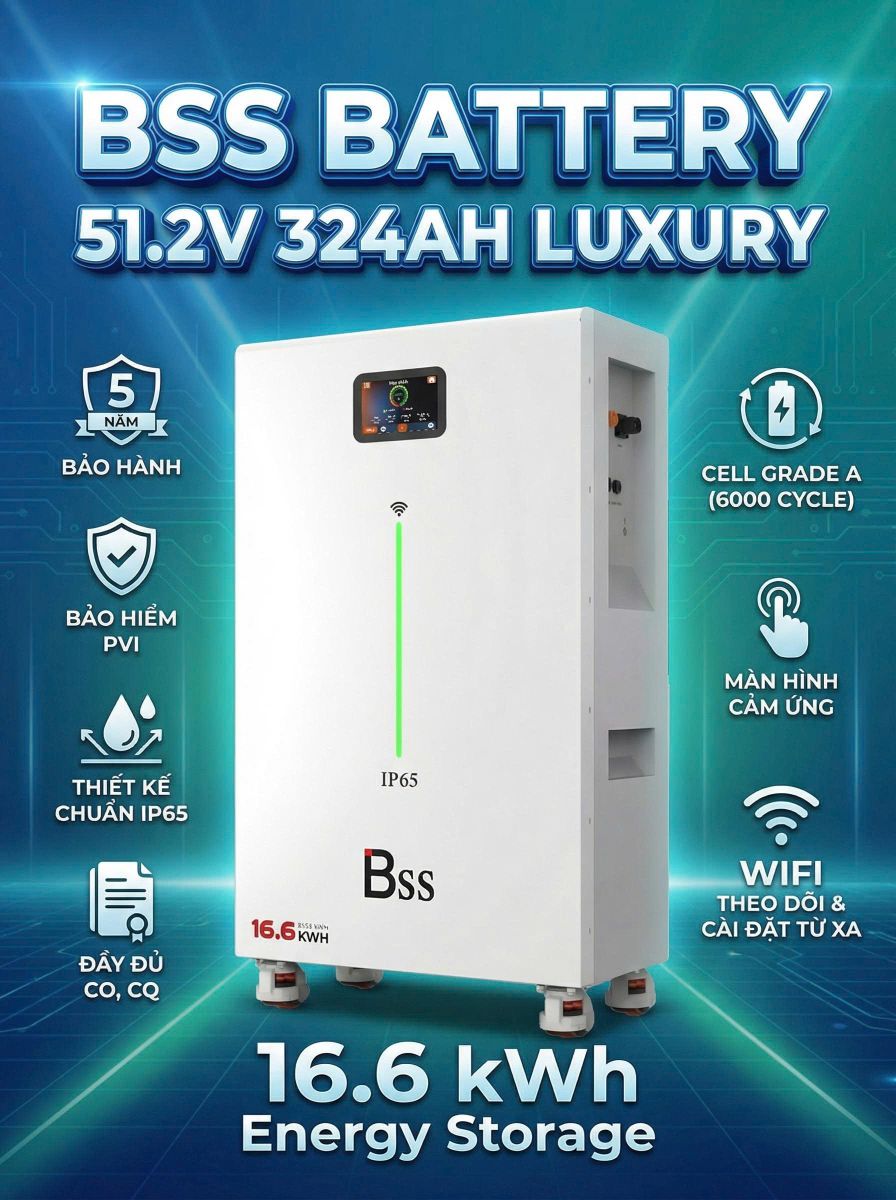 BSS Battery 51.2V 324Ah Luxury